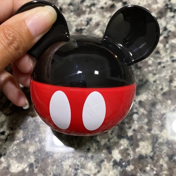 Disney Minnie and Mickey Mouse Salt and Pepper Shakers Ceramic Set Red Black - Picture 7 of 13